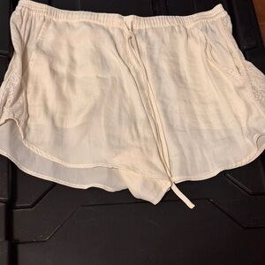 NWOT Some Lace pajama shorts